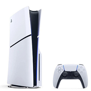Игровая приставка SONY Play Station 5 Slim Disk Edition 1TB CFI-2000A01 белый + переходник