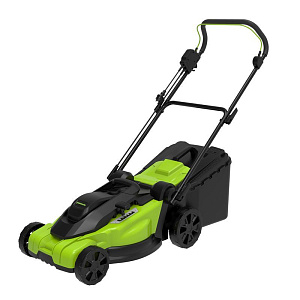 Газонокосилка электрическая Greenworks LM2000 2000Вт 43см