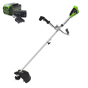 Триммер аккумуляторный Greenworks 40V GD40BCB (1хАКБ 5Ач и ЗУ) 40 см
