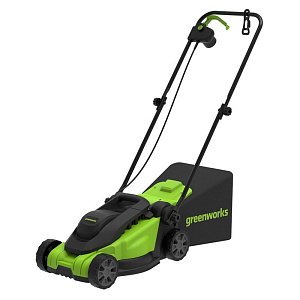 Газонокосилка электрическая Greenworks GD1200LM32 1200Вт 32см